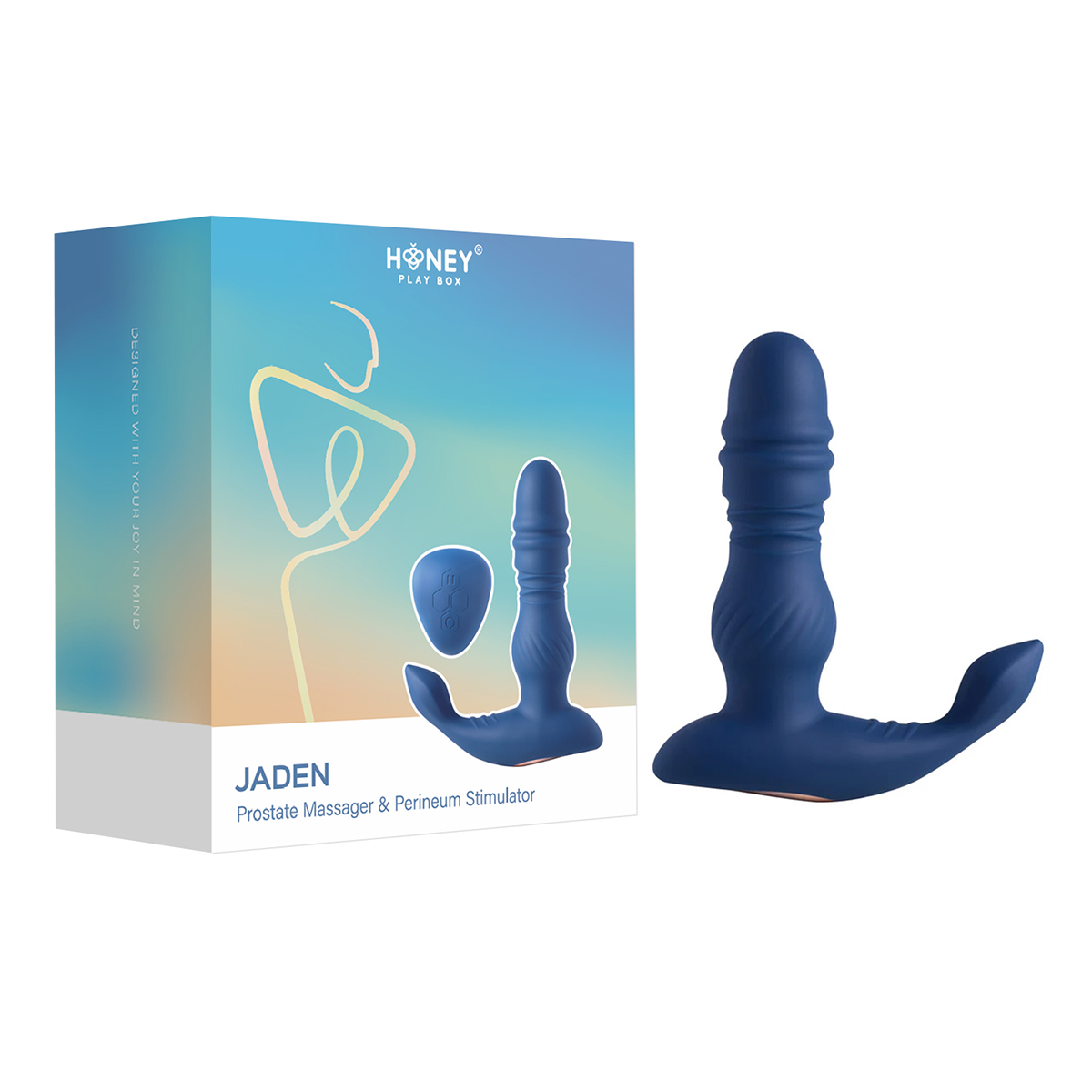 Hpb Jaden Thrust Vibr Prostate Indigo Vibrator product photo