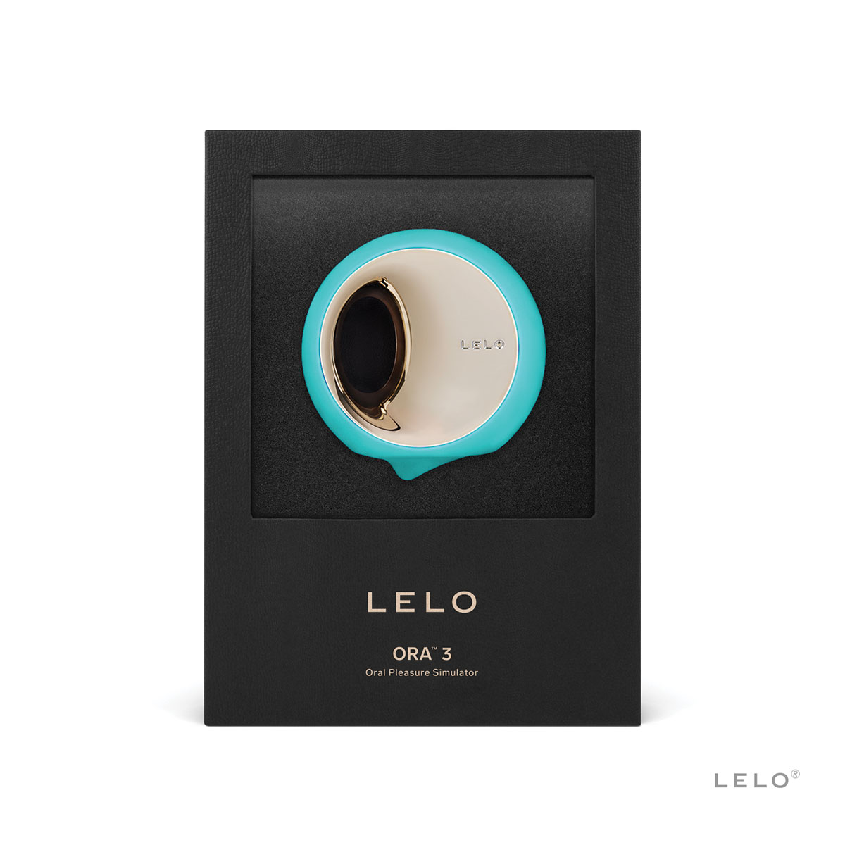 Close-up of the Aqua LELO vibrator for texture detail