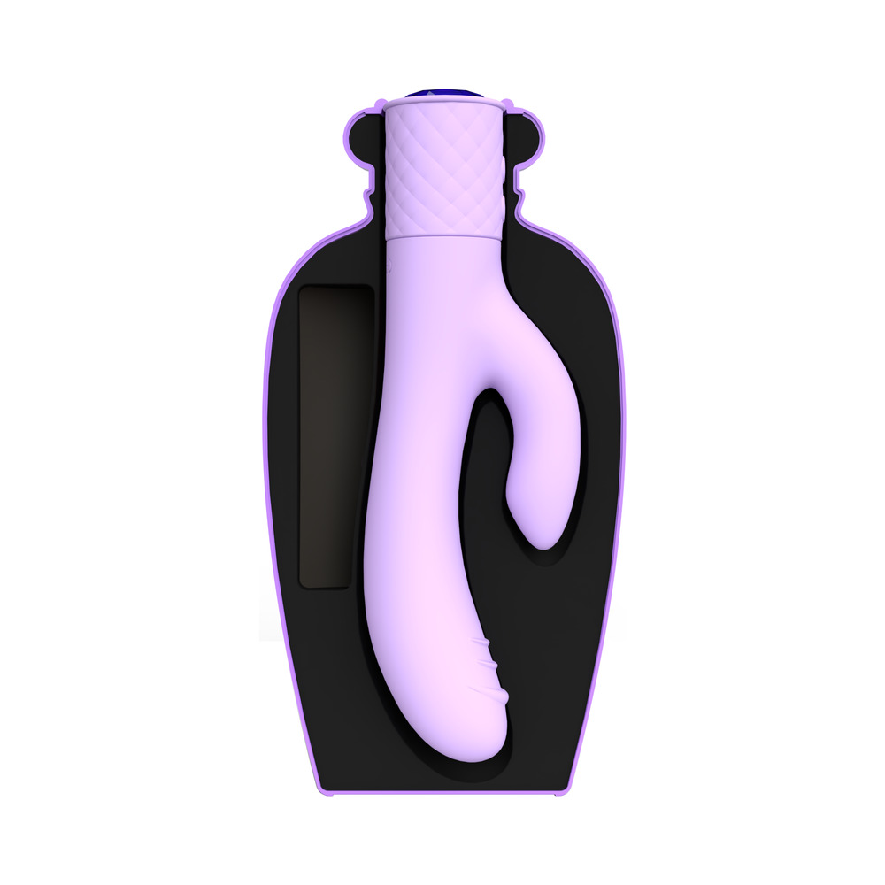 Close-up of the  Lola Milani vibrator for texture detail
