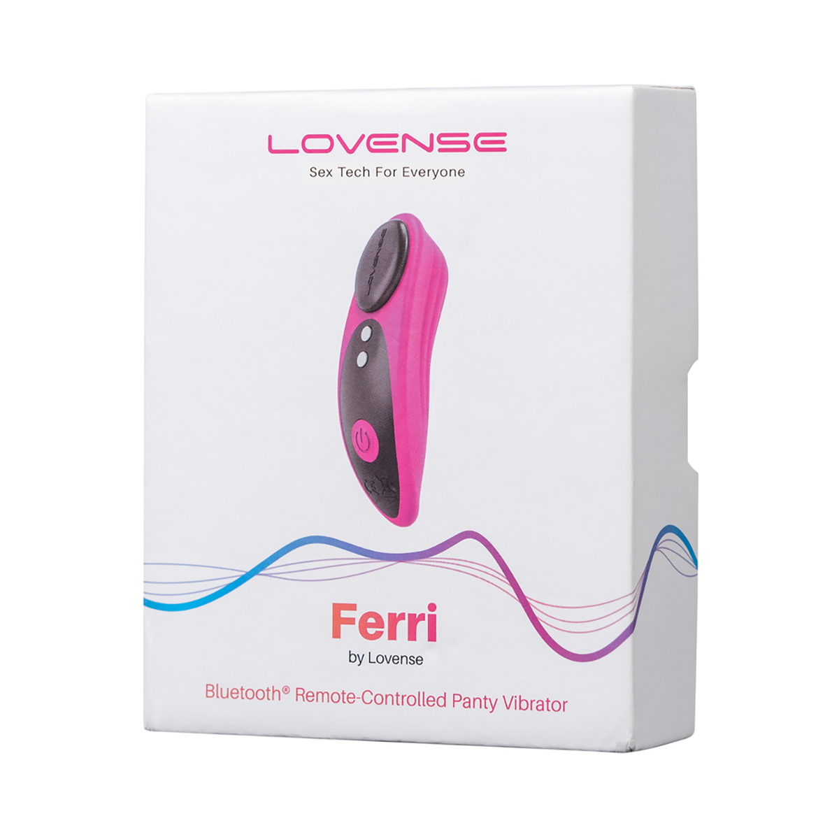Close-up of the  Lovense vibrator for texture detail