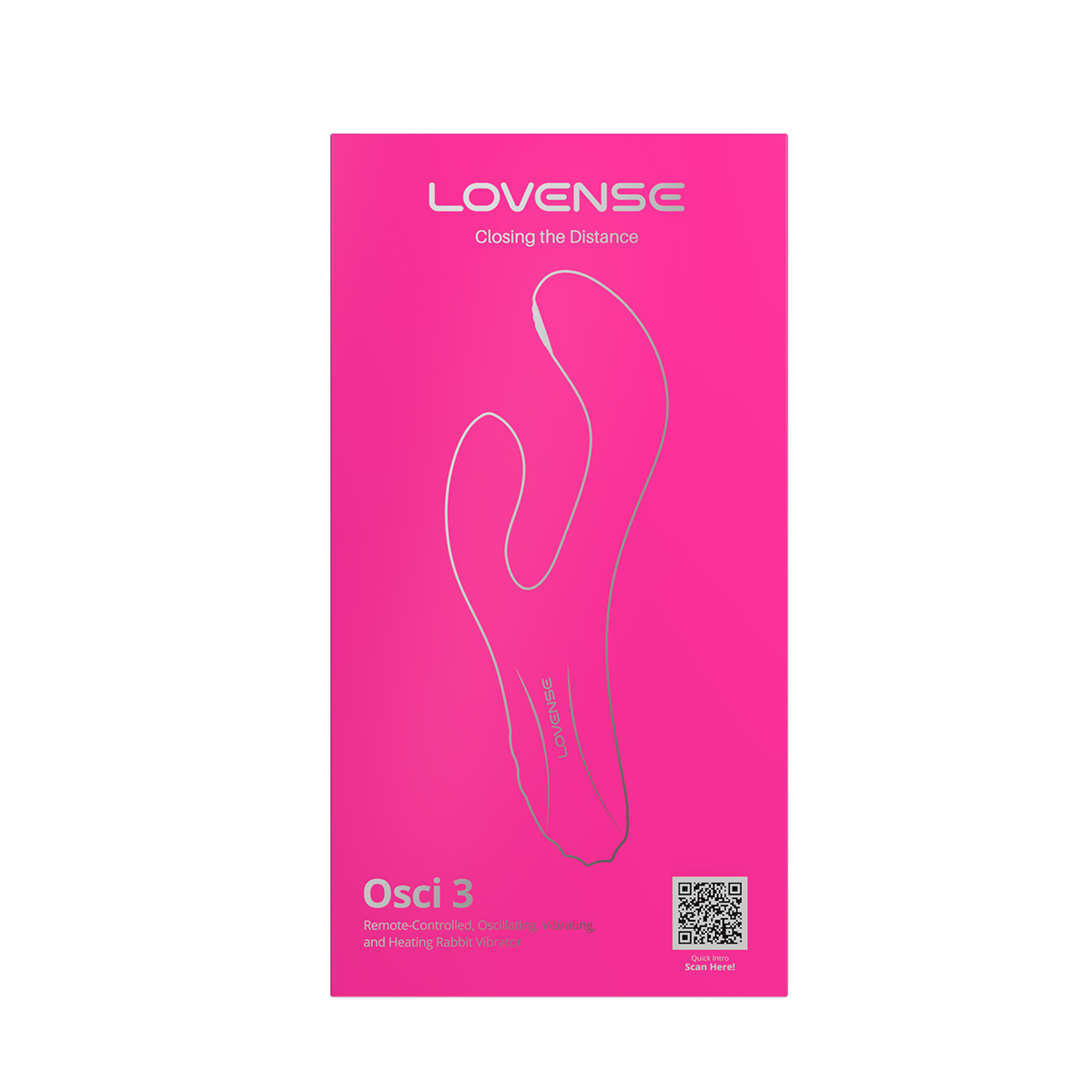 Fully assembled  Lovense vibrator with smooth exterior