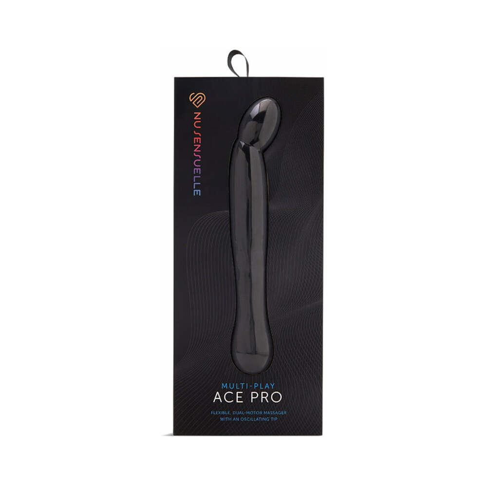 Product image of the Black Nu Sensuelle vibrator on clean background