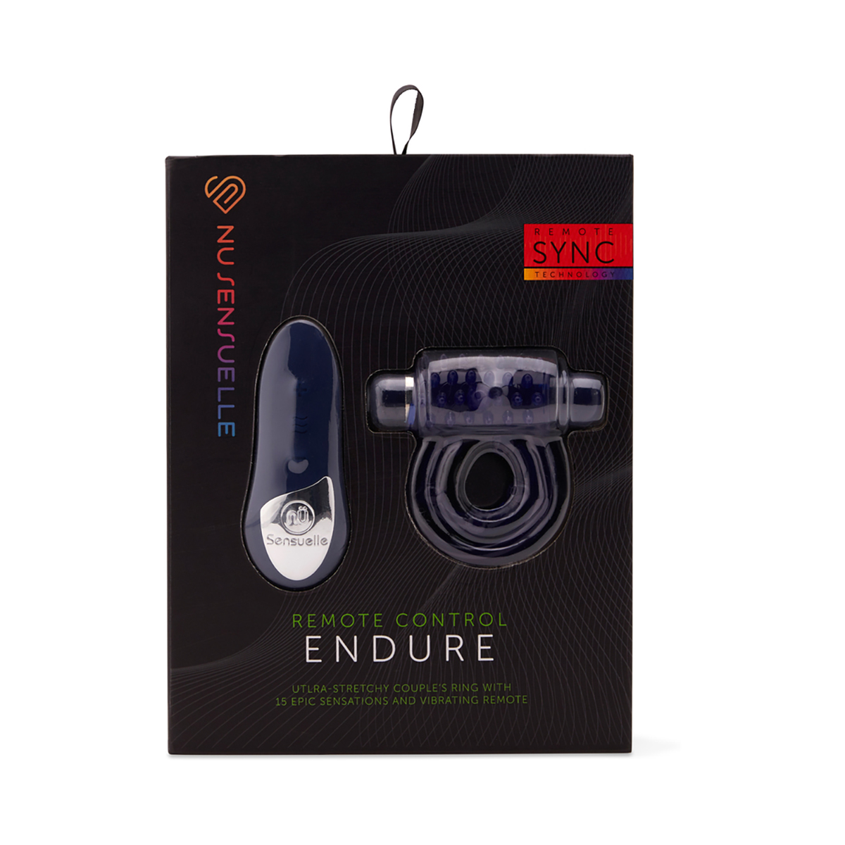 Product image of the Blue Nu Sensuelle vibrator on clean background
