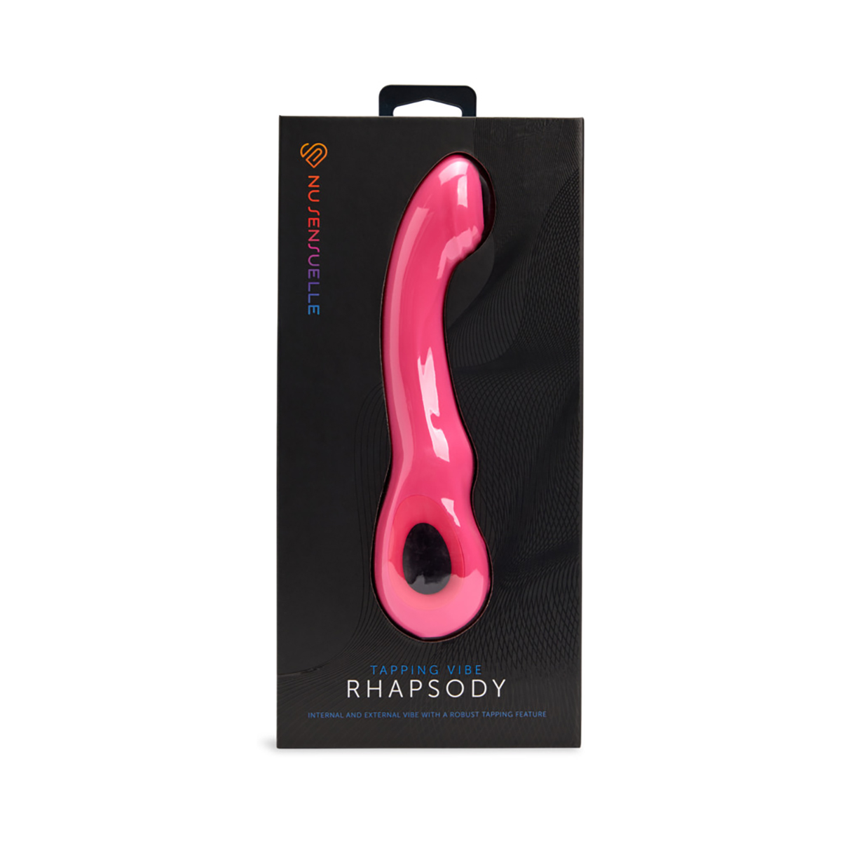 Angled view of the Pink Nu Sensuelle vibrator designed for intimate use