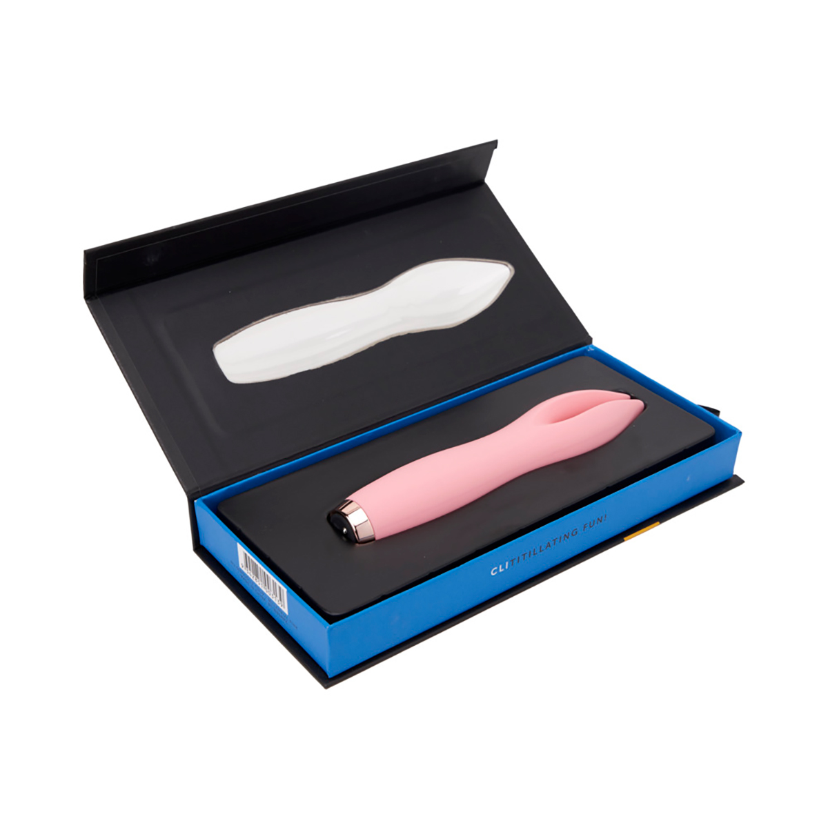 Close-up of the Pink Nu Sensuelle vibrator for texture detail