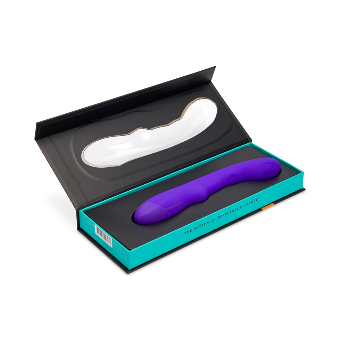 Close-up of the Purple Nu Sensuelle vibrator for texture detail