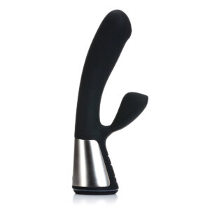 Black OhMiBod Vibrator Fuse Interactive Dual Stim