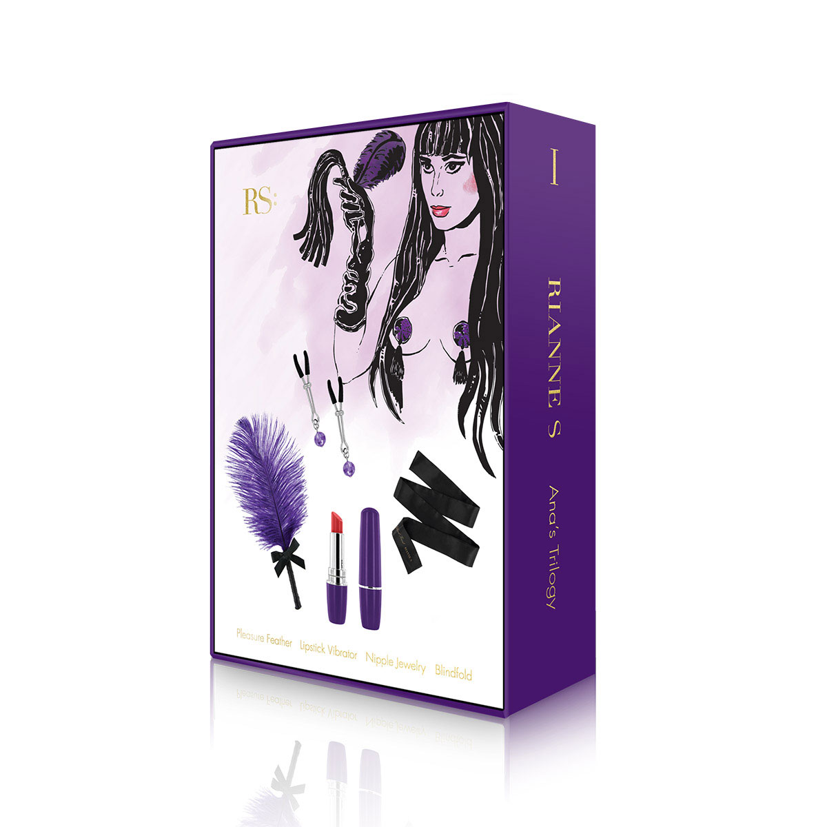 Close-up of the  Rianne S vibrator for texture detail