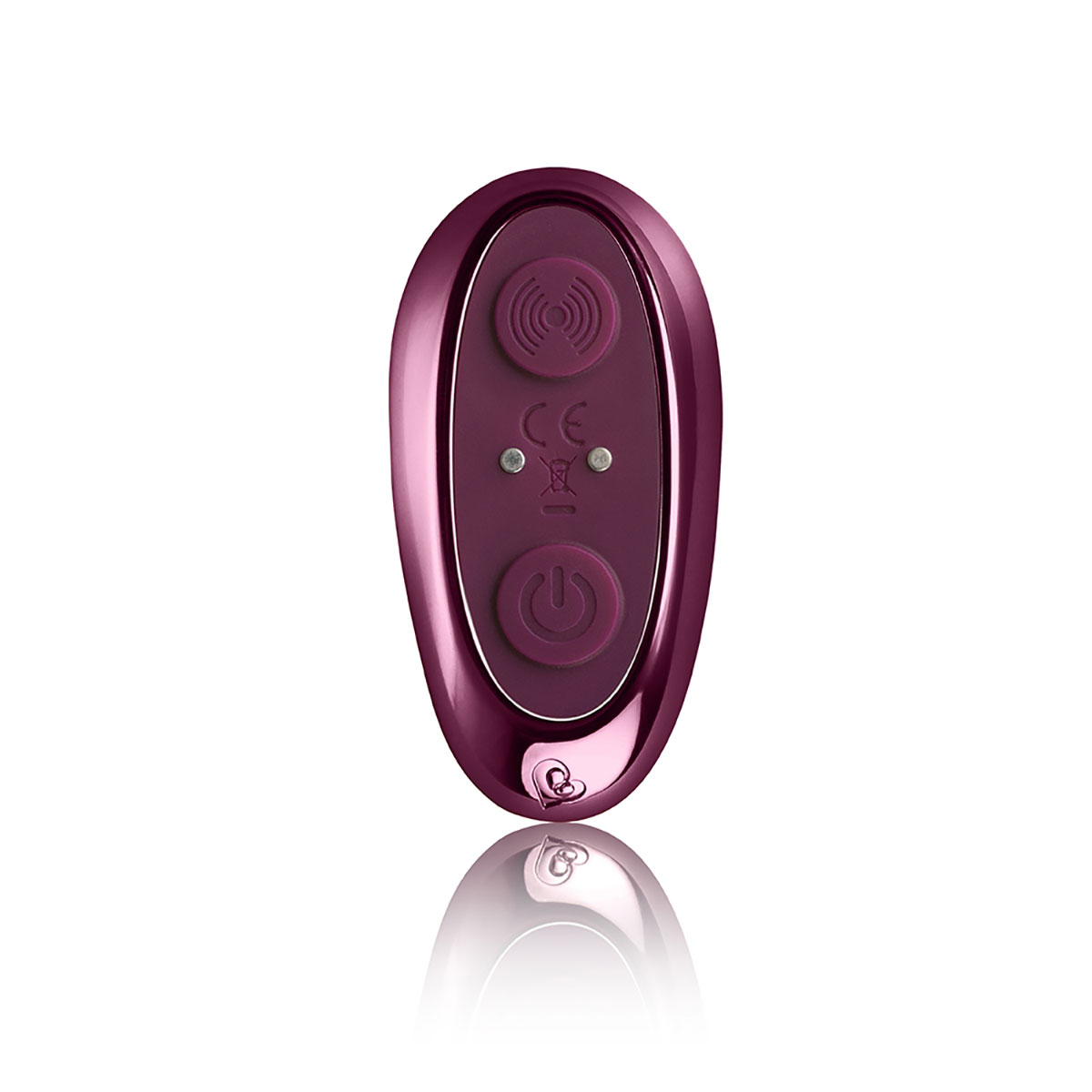 Product image of the Burgundy Rocks Off vibrator on clean background