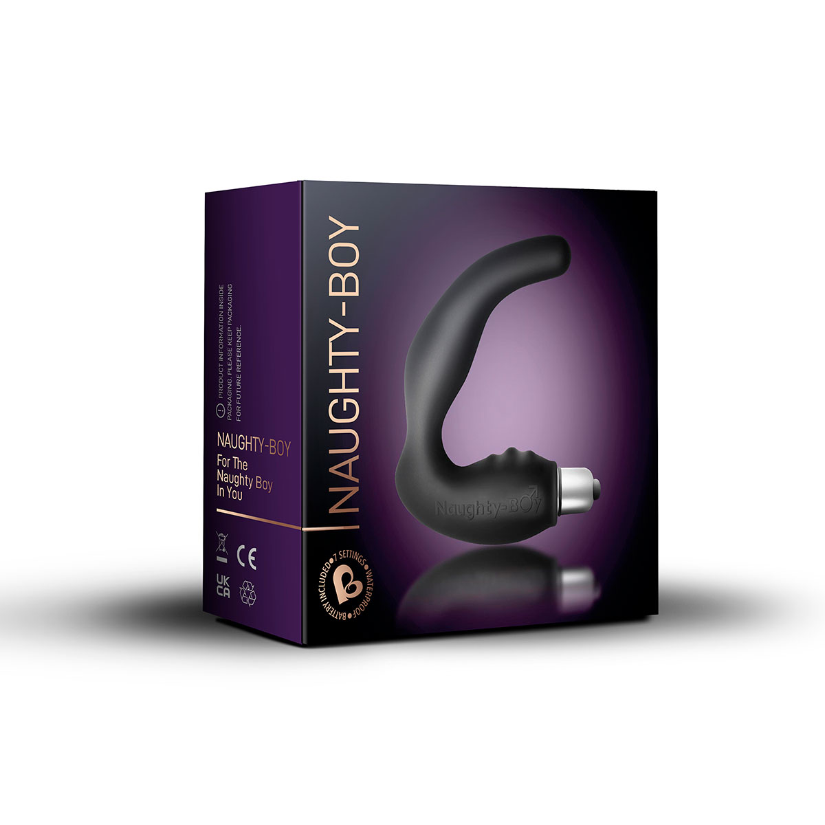 Product image of the Black Rocks Off vibrator on clean background