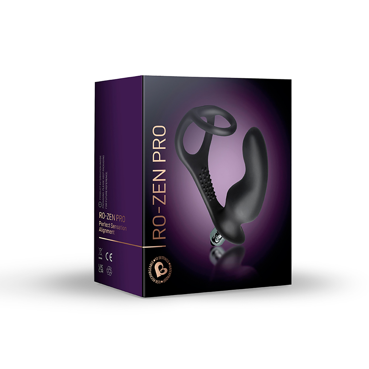 Black Rocks off Ro Zen Pro Vibrator product photo