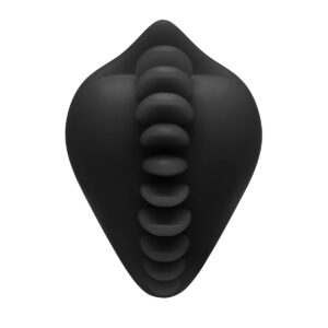 Black Banana Pants vibrator Shagger by shown in hand for scale