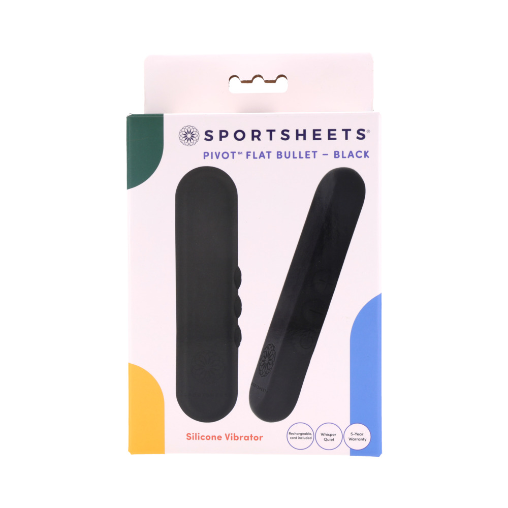Close-up of the Black Sportsheets vibrator for texture detail