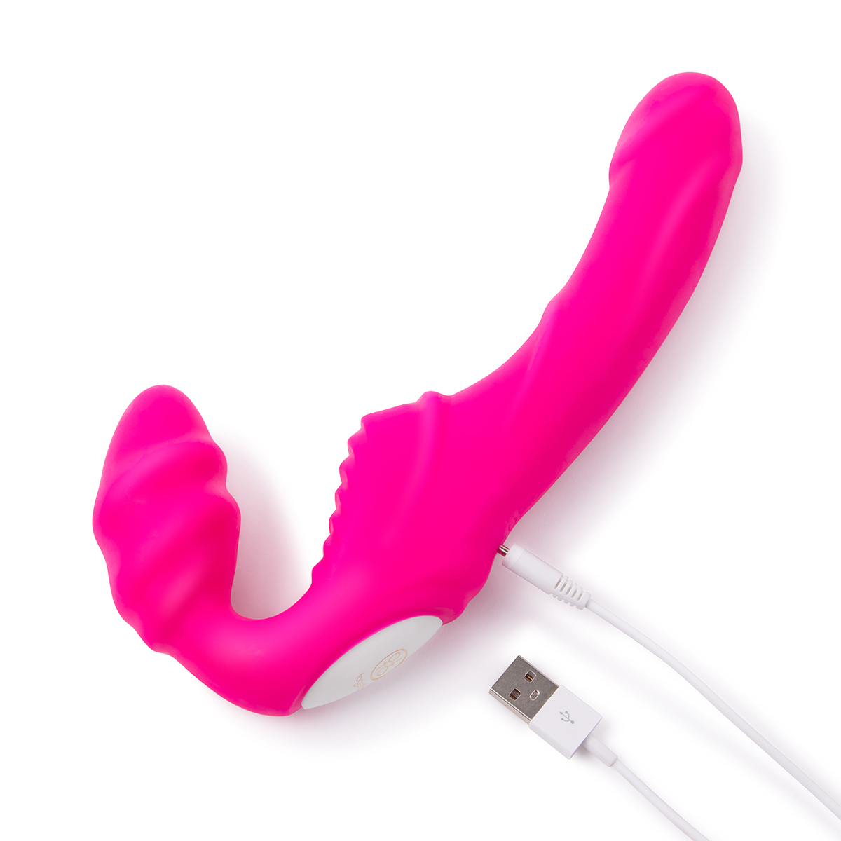 Angled view of the  Together Vibe vibrator designed for intimate use