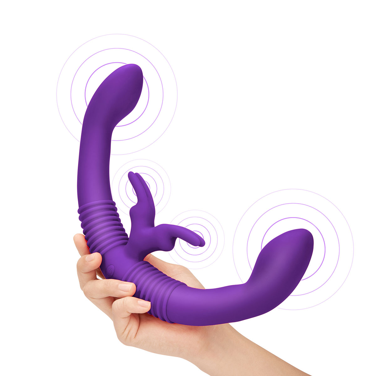 Product image of the Purple Together Vibe vibrator on clean background