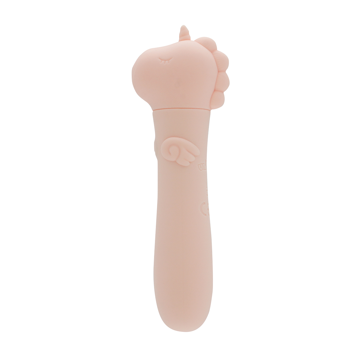 Pink Peach Unihorn Usb Bullet Heart Throb Vibrator product photo
