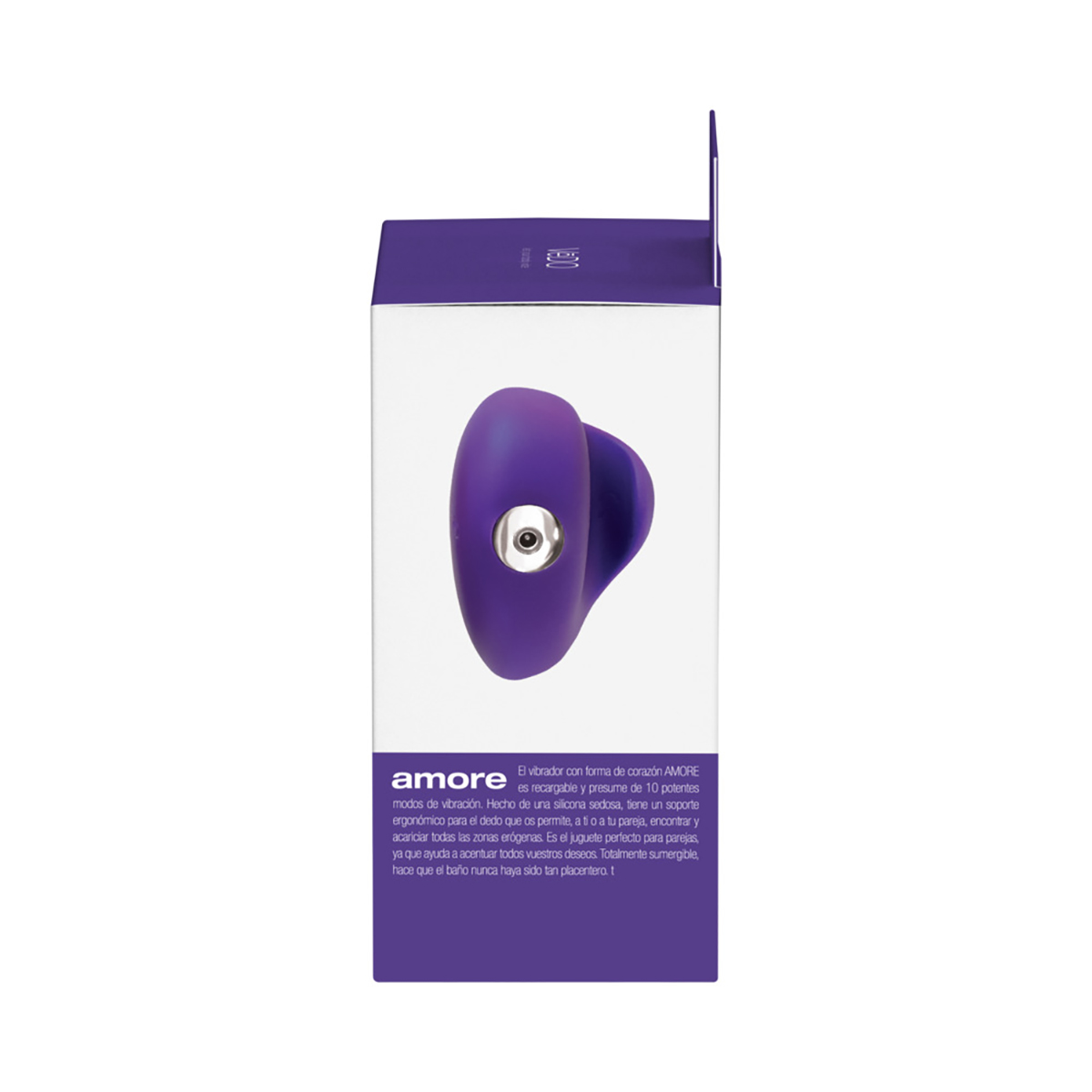 Close-up of the Purple VeDO vibrator for texture detail