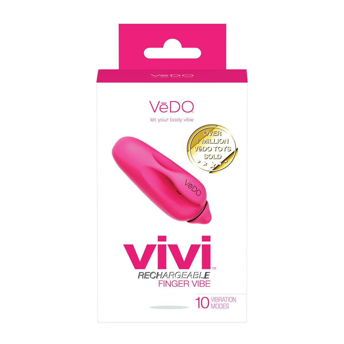 Charging setup for Pink VeDO vibrator including cable