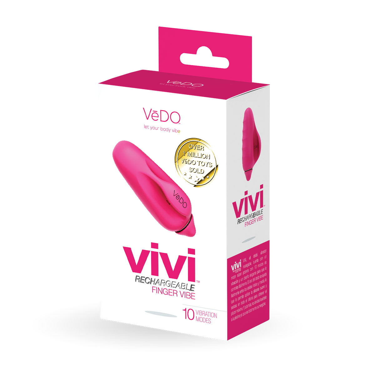 Product image of the Pink VeDO vibrator on clean background
