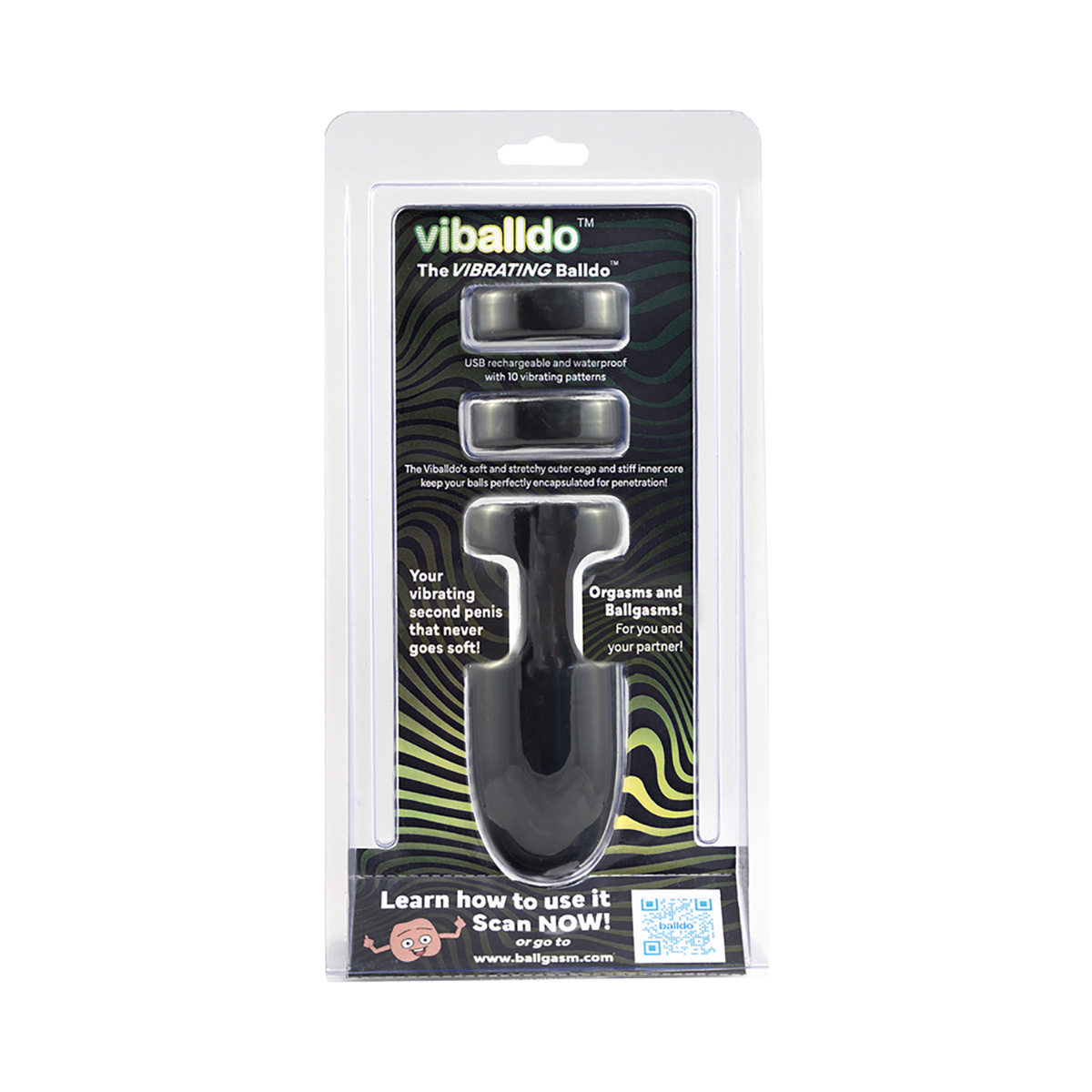 ViBalldo Black Waterproof dildo stabilizers are made by Balldo and are found on sale at herVibrators.com often.