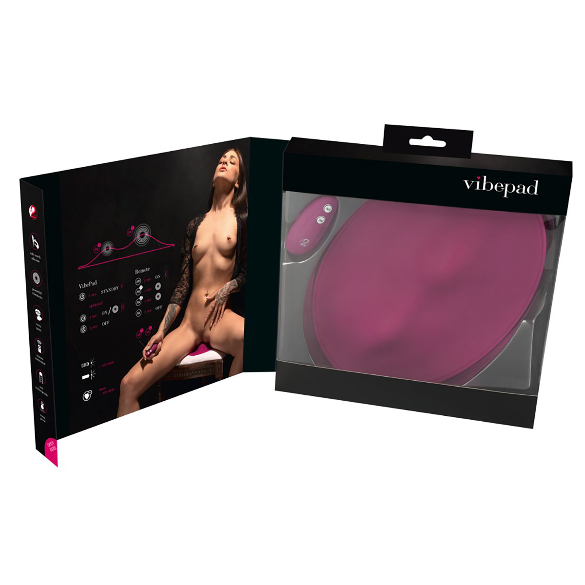 Close-up of the  VibePad vibrator for texture detail