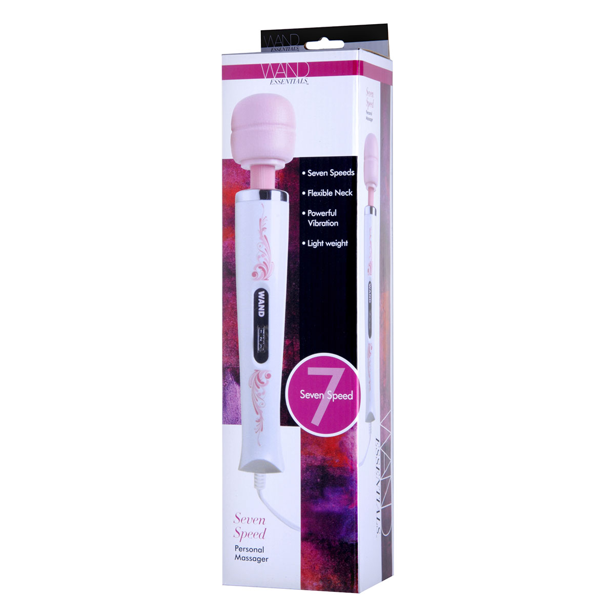 Product image of the Pink XR Brands vibrator on clean background