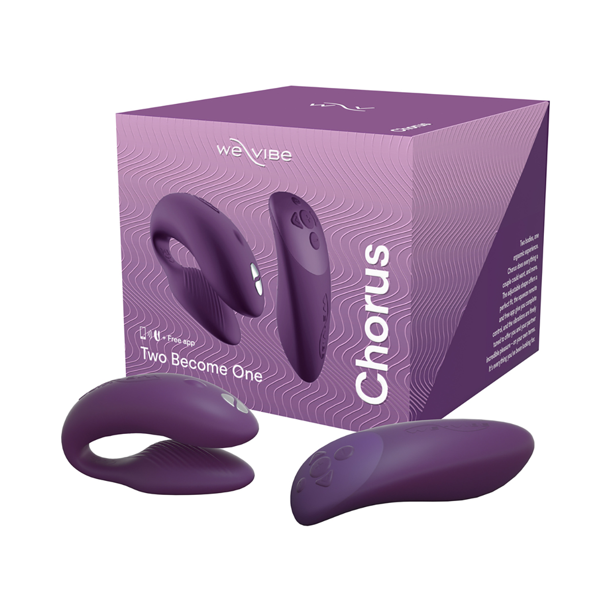 Waterproof design shown in the Purple We-Vibe vibrator