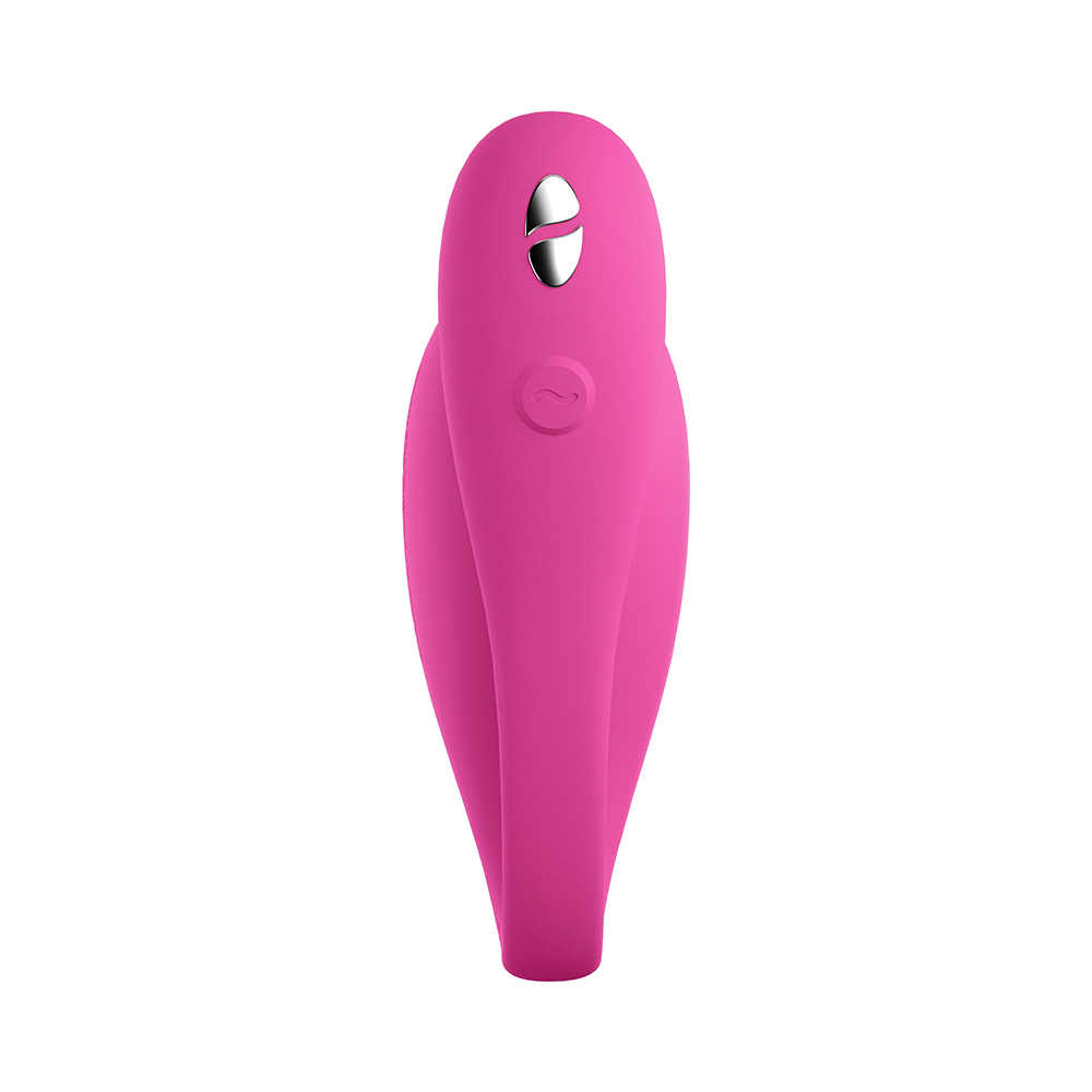 Highlighting ergonomic shape of the Pink We-Vibe vibrator
