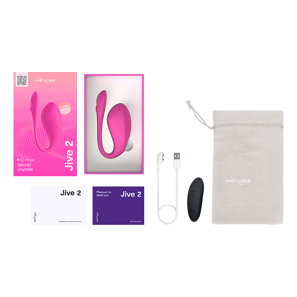 Angled view of the Pink We-Vibe vibrator designed for intimate use