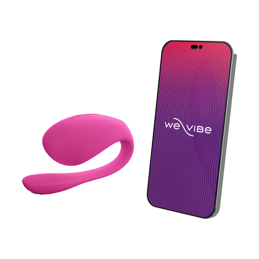 Fully assembled Pink We-Vibe vibrator with smooth exterior