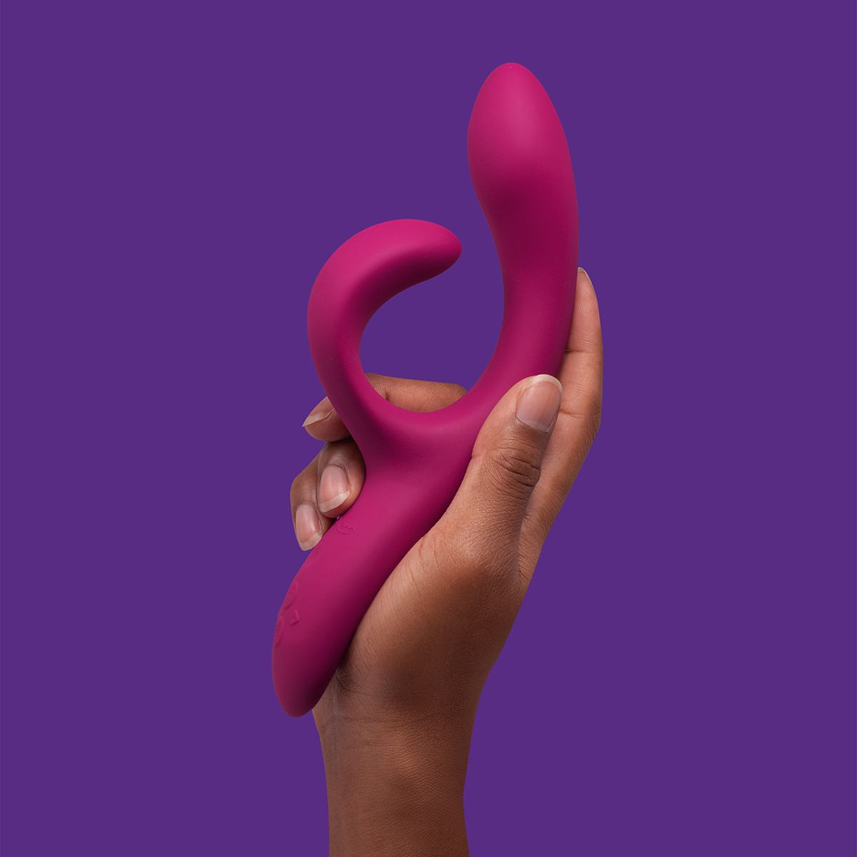 Close-up of the  We-Vibe vibrator for texture detail