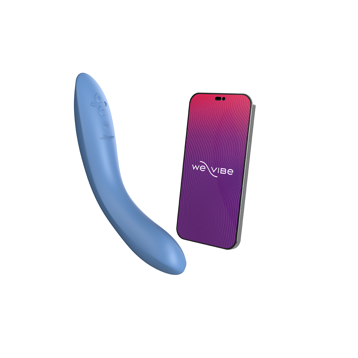 Product image of the Blue We-Vibe vibrator on clean background