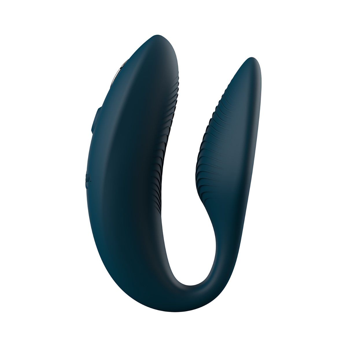 Lifestyle shot featuring the Green We-Vibe vibrator beside the bed