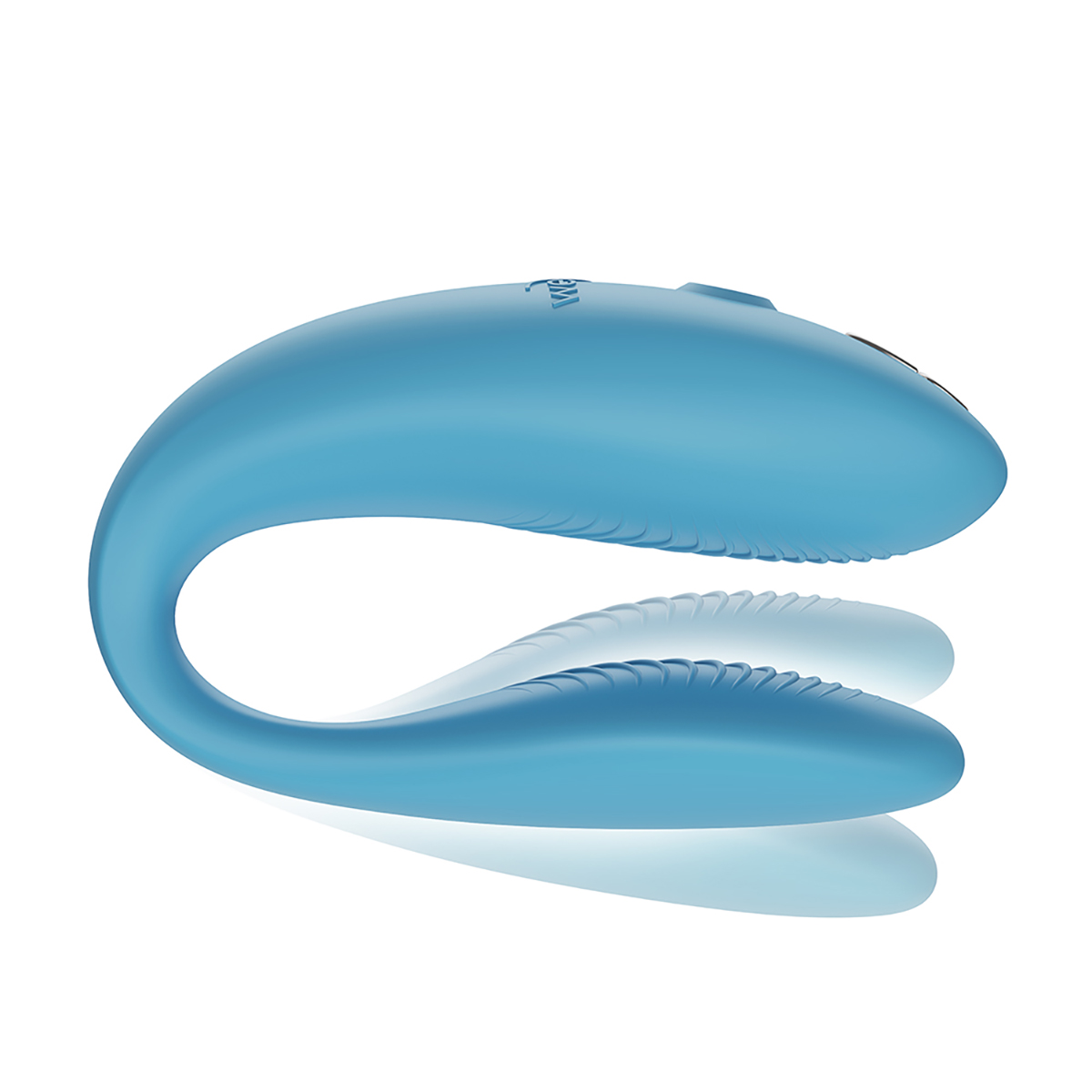 Charging setup for Turquoise We-Vibe vibrator including cable