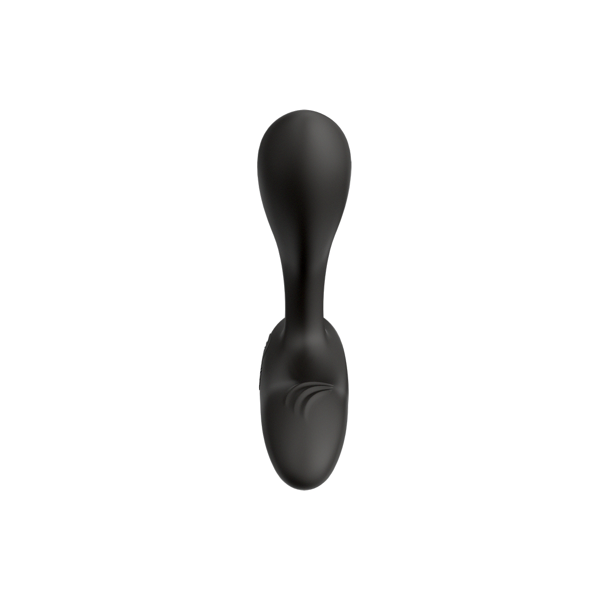 Black We-Vibe vibrator positioned upright for display