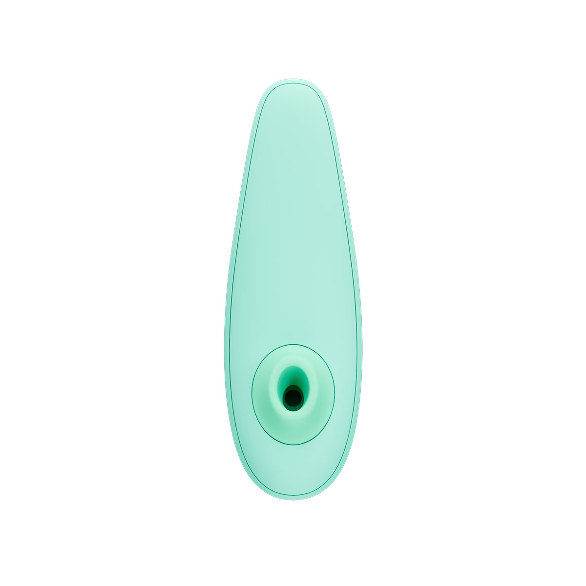Angled view of the  Womanizer vibrator designed for intimate use