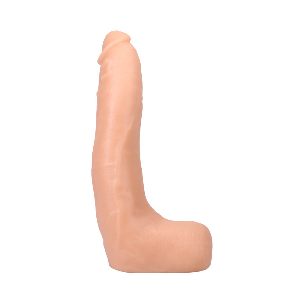 10 inch Dildo from Doc Johnson in Vanilla Ivory Beige designed for anal sex with Her or Him