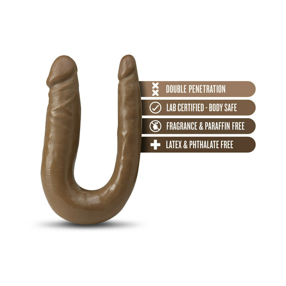 12 inch Dildo from Blush in Tan Light Brown Mocha designed for anal sex with Her or Him