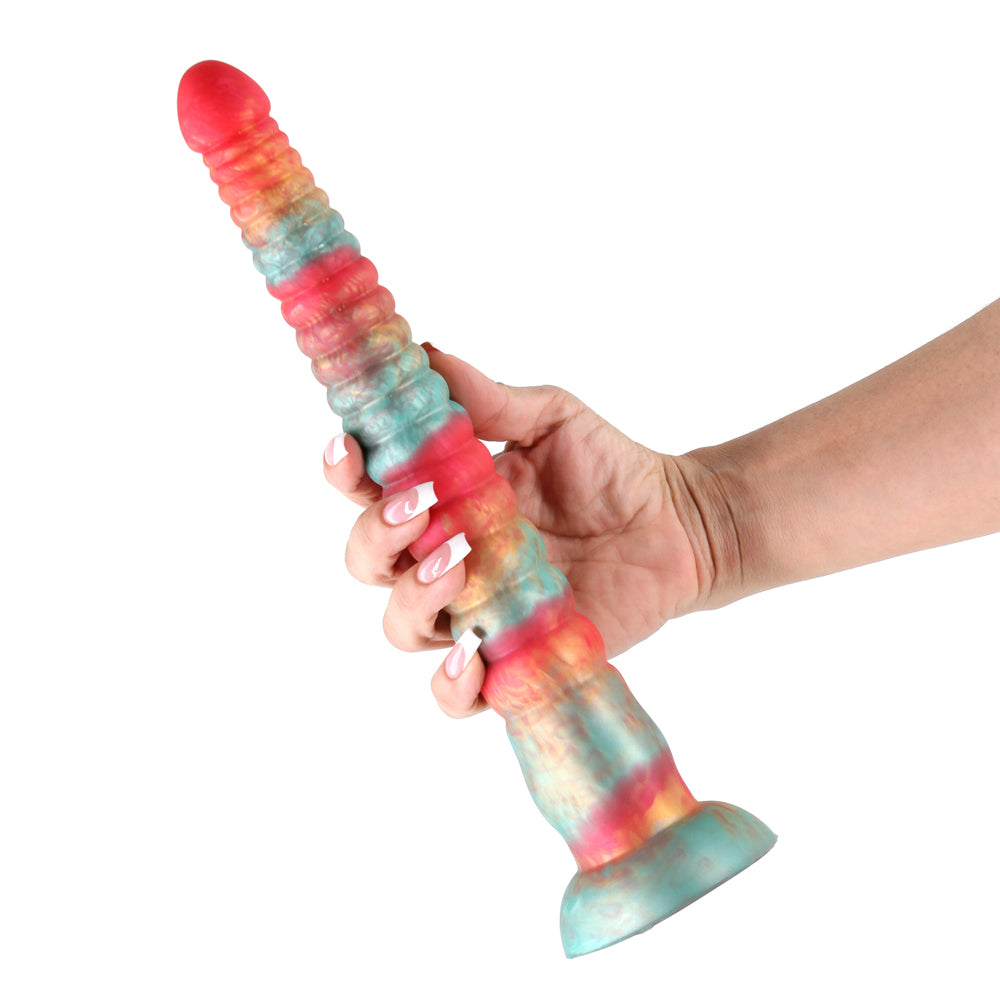 12 inch Dildo from NS Novelties in Multi-Color designed for anal sex with Her or Him