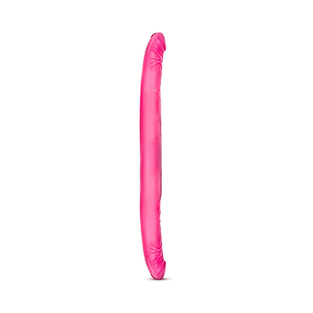 16 inch Dildo from Blush in Hot Pink Magenta Fuchsia designed for anal sex with Her or Him
