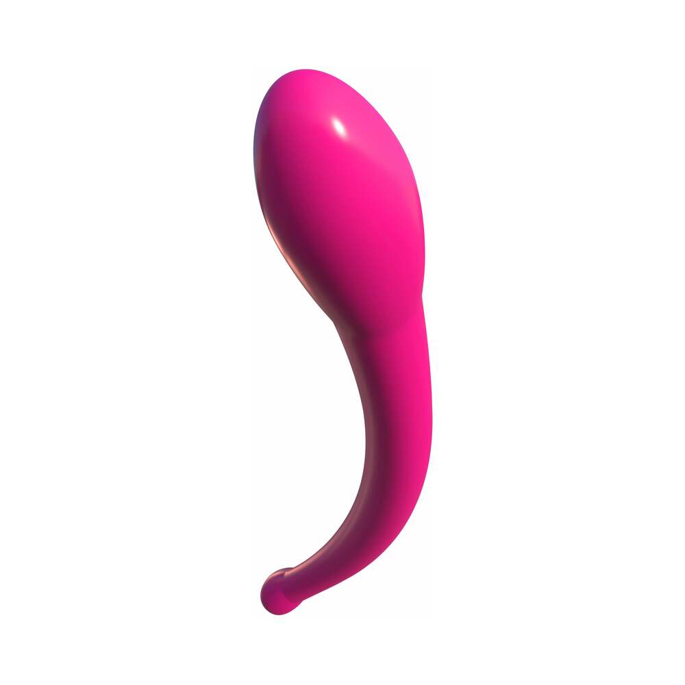 17.25 inch Dildo by Pipedream in Hot Pink Magenta Fuchsia shown for pegging Her or Him