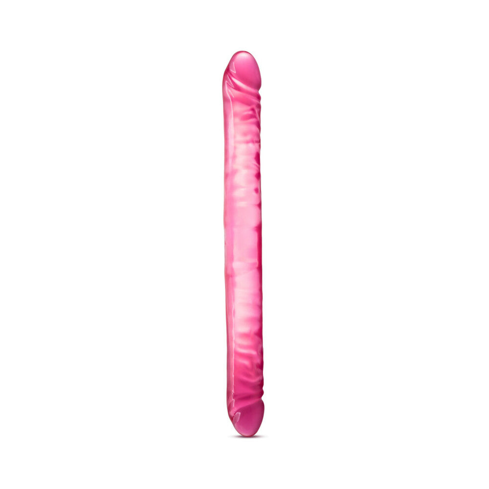 18 inch Dildo from Blush in Hot Pink Magenta Fuchsia designed for anal sex with Her or Him