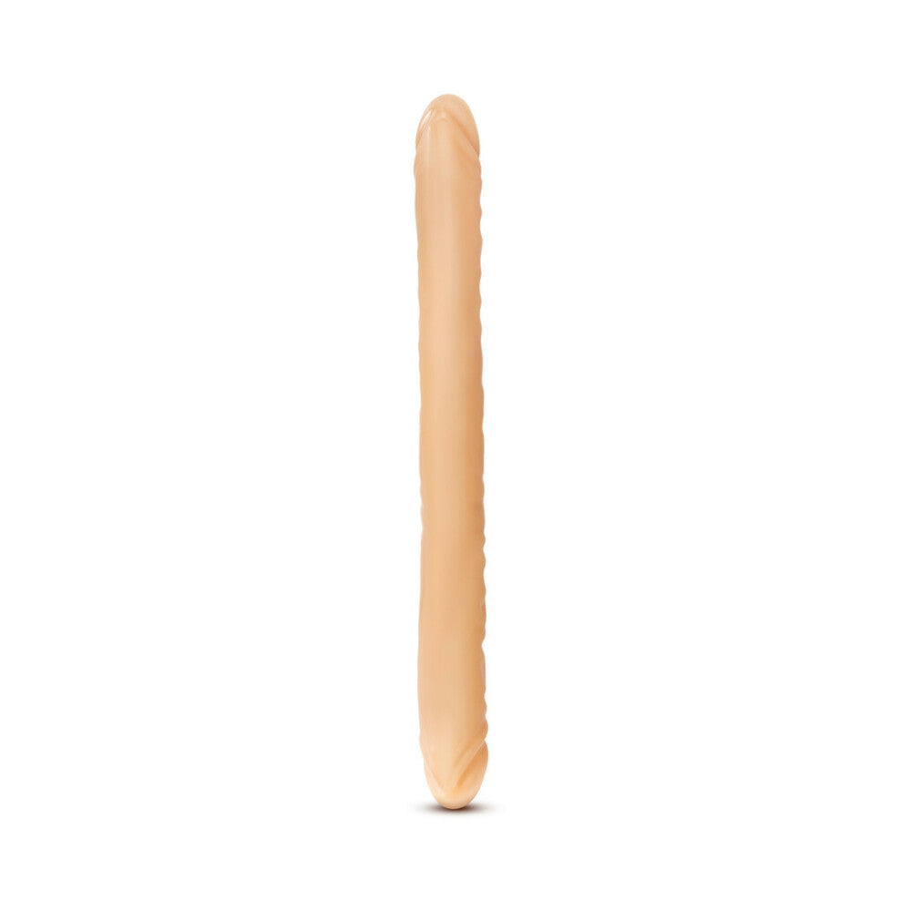 18 inch Dildo from Blush in Vanilla Ivory Beige designed for anal sex with Her or Him