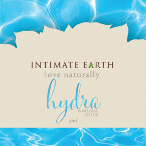 3 ml. Water Based Lube Intimate Earth Hydra Natural Glide Foil SINGLE