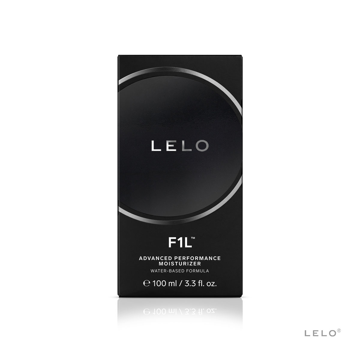 Close-up of 3.3 oz Water Based Lube by LELO with gentle, toy-safe texture