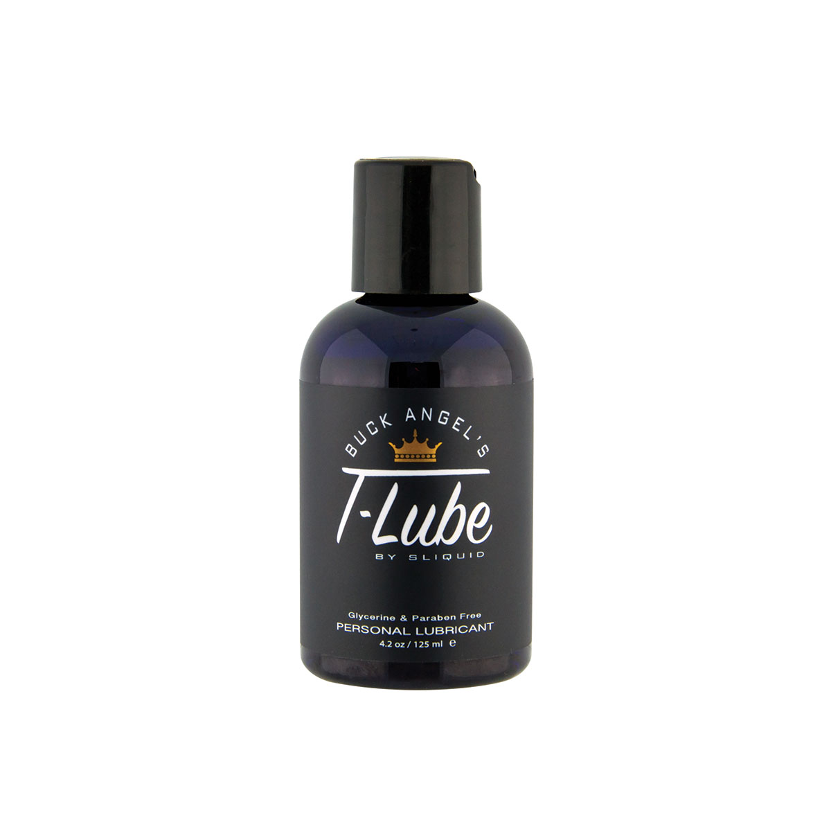 Bottle of 4.2 oz Vegan Lube Sliquid showing plant-powered formula