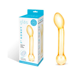 7 inch Dildo Electric Eel Gold Glas Honey Dripper Anal Slider Prostate Stimulating Glass