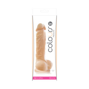 5 inch Dildo NS Novelties Vanilla Ivory Beige Colours Pleasures Beige