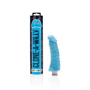 Dildo Clone-A-Willy Blue DIY Vibrating Kit Glow in the Dark