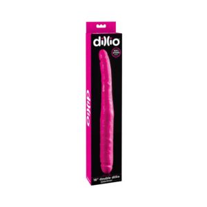16 inch Dildo Pipedream Hot Pink Magenta Fuchsia Dillio Double Dong Realistic Dual Ended